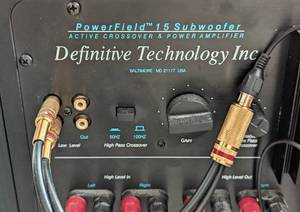 lot 75 image: Definitive Tech 15 Subwoofer