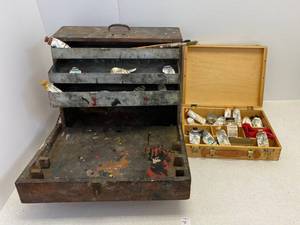 Grumbacher Oil Paints And Artist Box