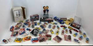 Group Of Misc. Die-Cast Nascar Cars And Cereal Nascar Items