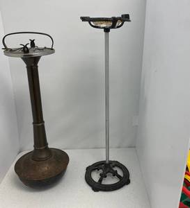 Two Vintage Ash Tray Stands