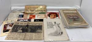 Vintage Paper Items.
