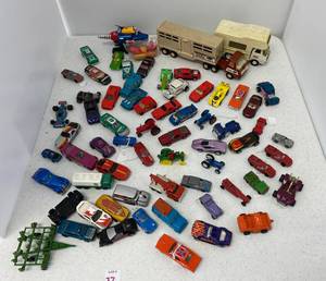 Group Of Misc. Hotwheels, Red Line, Tootsie Toys And more