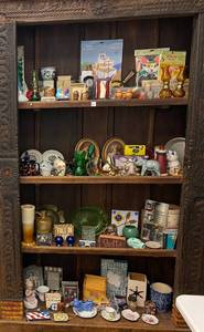 Four Shelves Full Of Misc. Houshold Items ( SHELF IS NOT INCLUDED.)