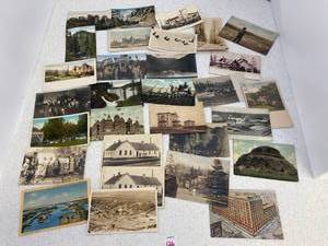 Group Of Vintage Postcards Some With Stamps