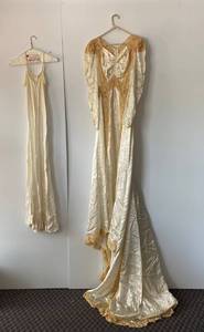Very Old Victorian Style Wedding Dress Size Small