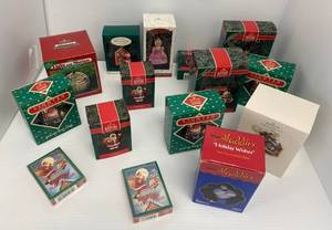 Group Of Vintage Hallmark Keepsake Ornaments NIB