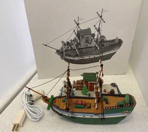 Department 56 Heritage Village Collection New England Village Series ( The Emily Louise) NIB
