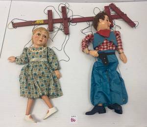 Vintage 1956 Hazelles Marionettes