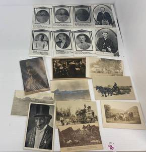 Vintage Misc. Postcards Including Outlaws After Capture And More