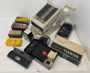 Group Including Vintage Slide Viewers, Brownie Camera And More