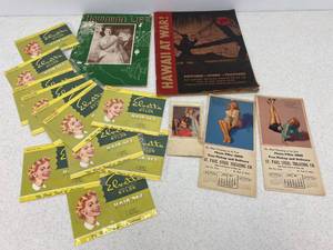 Group Of Misc. Paper Items Including 1952 Pinup Calendars And More