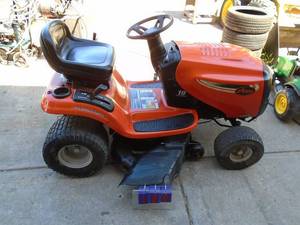 Ariens 42 hydrostatic drive lawn mower. 19 hp Kohler engine. Good overall condition. Tested & works. As shown