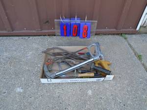 Flat of hand tools. As shown.