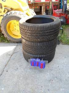 Qty of 3 used tires. 22545r17. As shown.
