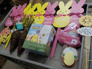 Spring Wood Bunny Dcor and more...