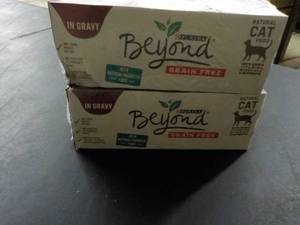2 - 12pack 3 oz cans Beyond Cat Foo...