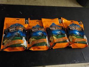 4 - 11 oz Bags Blue Boo Bars Dog Bi...