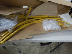 Round Gold Metal Outdoor Dcor...