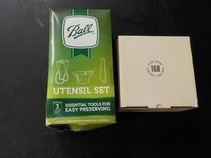 Utensil Set and Canning Lids...