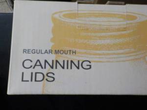 168 Canning Lids Regular Size...