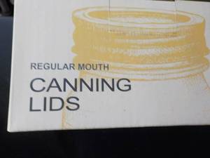 168 Canning Lids Regular Size...