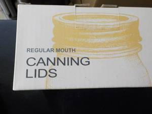 168 Canning Lids Regular Size...