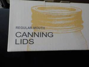 168 Canning Lids Regular Size...