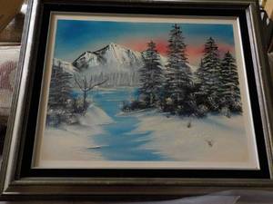 25 x 21 Framed Canvas Original Pain...