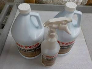 2 - 1 Gallon Jugs, Betco Spray Foam...
