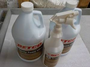 2 - 1 Gallon Jugs, Betco Spray Foam...