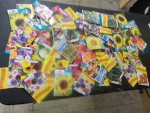 75 Flower Seed Packets...
