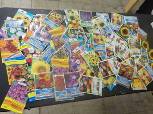 75 Flower Seed Packets...