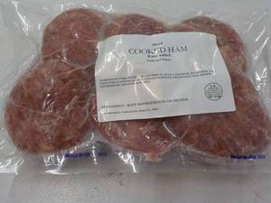 5 lb. Frozen Pkg Sliced Cooked Ham...
