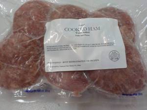 5 lb. Frozen Pkg Sliced Cooked Ham...