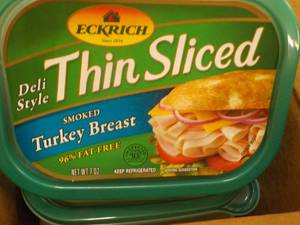 case of 6 - 7 oz Eckrich Sliced Tur...