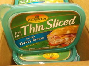 case of 6 - 7 oz Eckrich Sliced Tur...