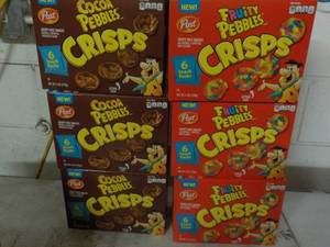 6 - 6 oz Boxes Post Fruity Pebbles ...