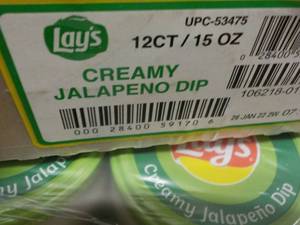 Case of 12 - 15 oz Lays Jalapeno Di...