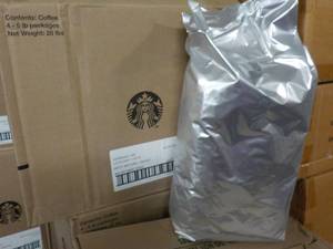 5 lb. Bag Starbucks Verona Whole Co...