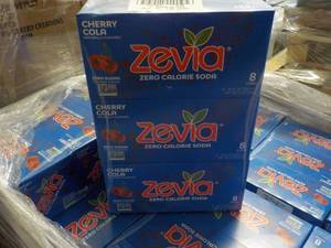 3 - 8 packs Zevia Zero Calorie Cher...