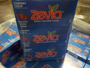 3 - 8 packs Zevia Zero Calorie Cher...