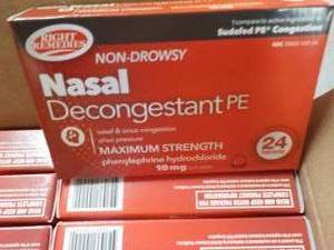 Case of 12 Boxes Nasal Decongestant...