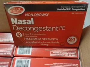 Case of 12 Boxes Nasal Decongestant...
