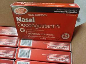 Case of 12 Boxes Nasal Decongestant...