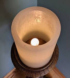 lot 22 image: Elegant Candleholder Style Floor Lamp