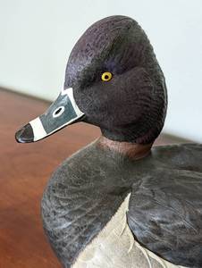 lot 43 image: Ring-necked Duck Decoy by Loon Lake Decoy Co.