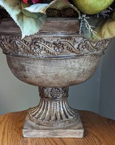 lot 65 image: Colorful Faux FloralFruit Arrangement