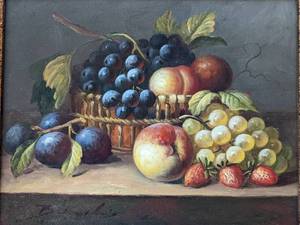 lot 56 image: Beautiful Small Framed Still Life Painting