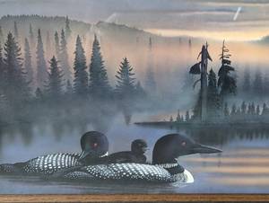 lot 68 image: Framed Morning Escort Print by Thomas Miller