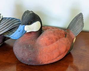 lot 47 image: Pair of Ducks Unlimited Decoys